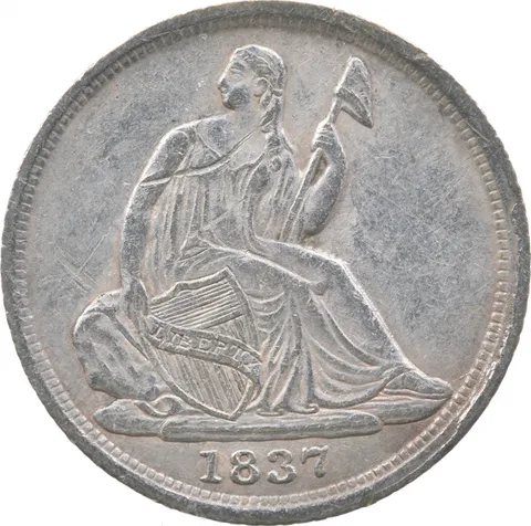 1837 Seated Liberty Half Dime *5515