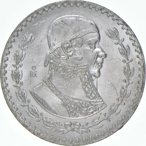 1961 Mo Mexico 1 Peso BU