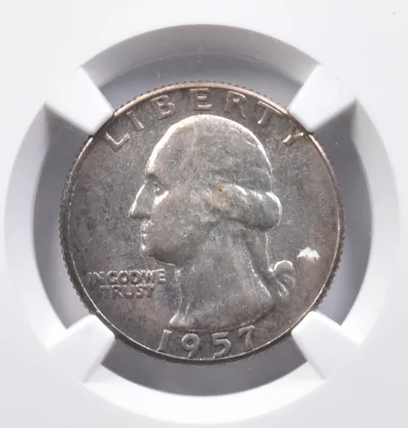 1957 Washington Quarter MS66 NGC Beautiful Tone *2406