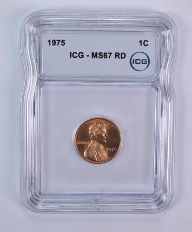 1975 Lincoln Memorial Cent MS67 RD ICG