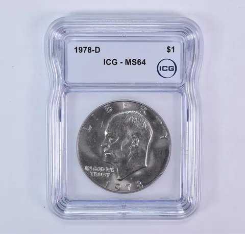 1978-D Eisenhower $1 MS64 ICG