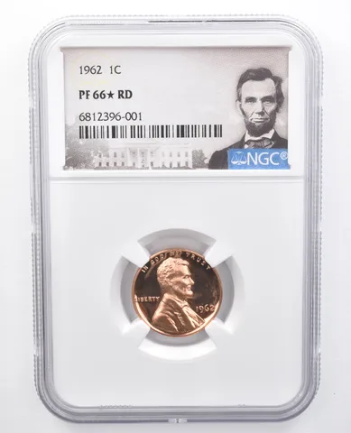 1962 Lincoln Memorial Cent PF66* STAR RD NGC *7651
