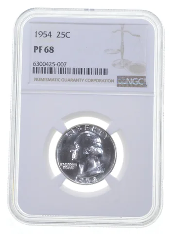 1954 Washington Quarter PF68 NGC PR Proof