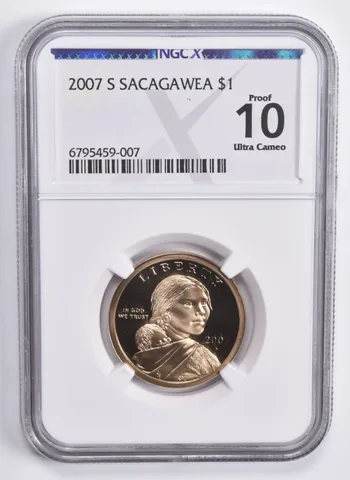 2007-S Sacagawea $1 Proof 10 UCAM NGC X NGCX