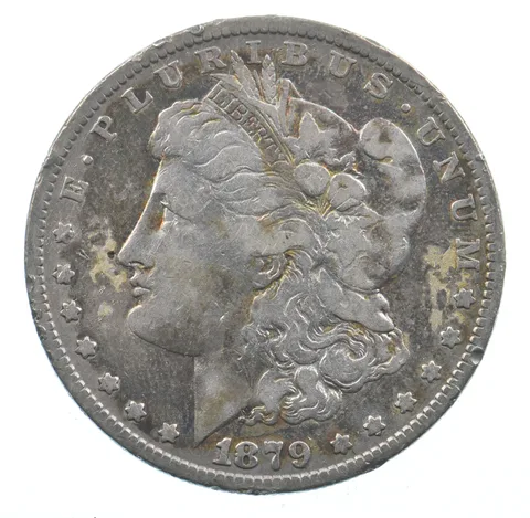 Early - 1879 Morgan Silver Dollar - 90% US Coin *616