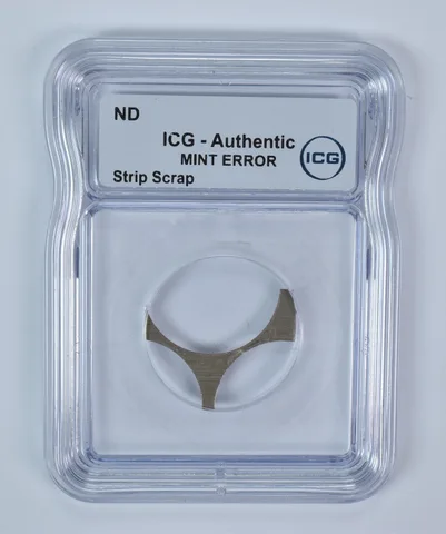 (ND) Strip Scrap Mint Error Authentic ICG