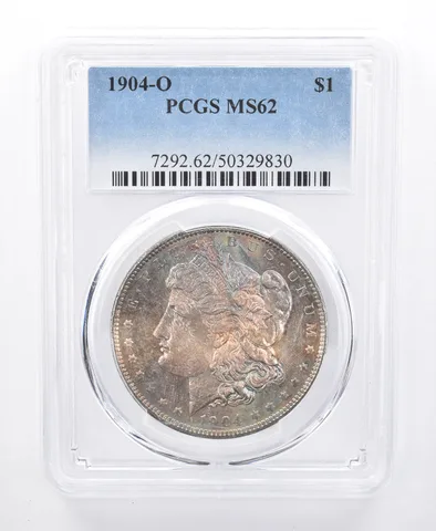 1904-O Morgan Silver Dollar MS62 PCGS Beautiful Tone *8703
