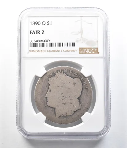1890-O Morgan Silver Dollar Fair 2 NGC Lowball *9622