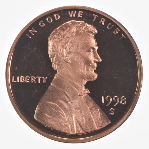1998-S Lincoln Memorial Cent Proof