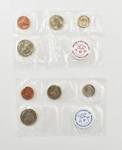 1982 Uncirculated Mint P/D *8204