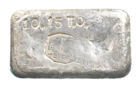 10.15 Troy Oz Silver Bar Deak Perera Vintage Poured Capital Metals *5550