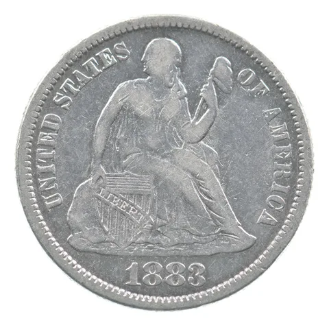 1883 Seated Liberty Dime *6329