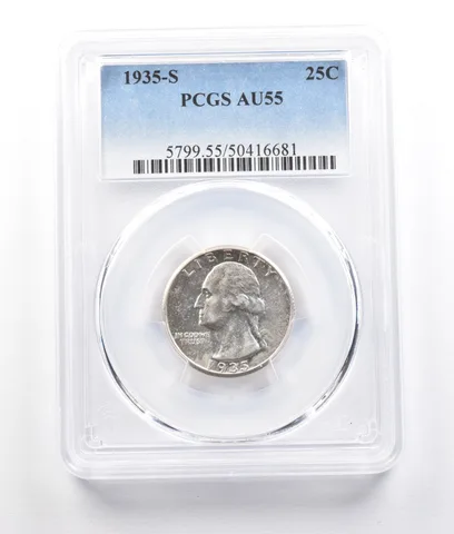 1935-S Washington Quarter AU55 PCGS *2794