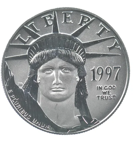 1997 $100 American Platinum Eagle 1 Oz Platinum *3043