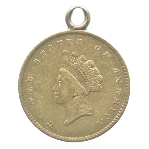 1854 $1 Indian Princess Head Gold Dollar Type 2 *2421