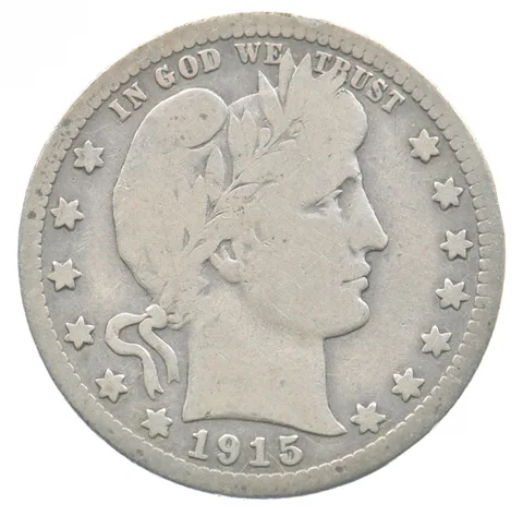 1915-S Barber Quarter *4768