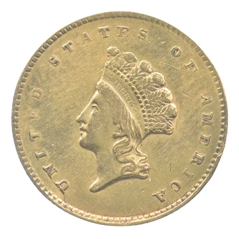 1855 $1 Indian Princess Head Gold Dollar *7295