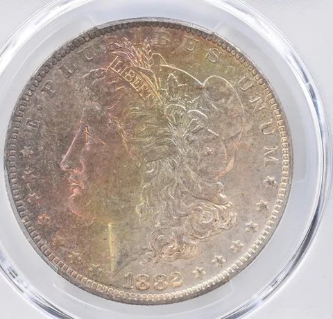1882-O Morgan Silver Dollar MS64 PCGS Beautiful Tone *1115