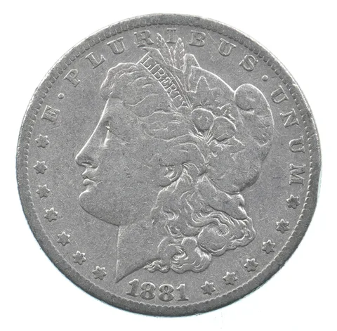 Early - 1881-S Morgan Silver Dollar - 90% US Coin *920