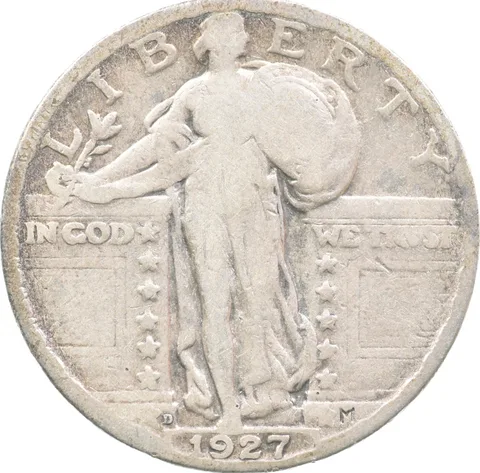 1927-D Standing Liberty Quarter *7612