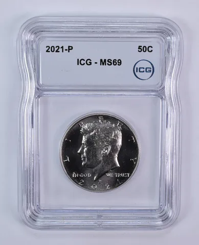 2021-P Kennedy Half Dollar MS69 ICG