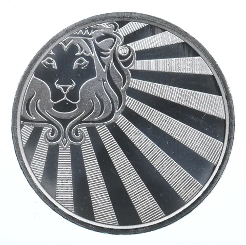 VINTAGE Art Bar/Round 2020 Scottsdale Mint 1 Oz. .999 Silver One Troy Ounce *890