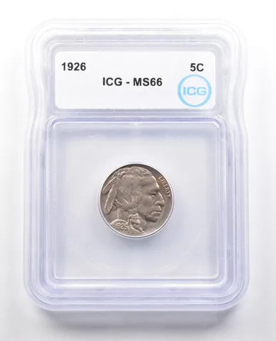 1926 Indian Head Buffalo Nickel MS66 ICG *4399