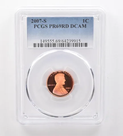 2007-S Lincoln Memorial Cent PR69 RD DCAM PCGS Beautiful Tone *2102