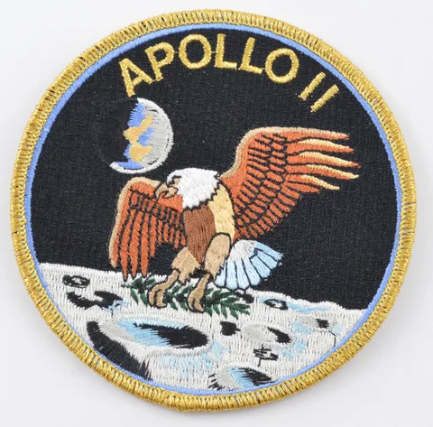 Apollo 11 Embroidered Eagle Landing Large Arm Patch LOGO Space