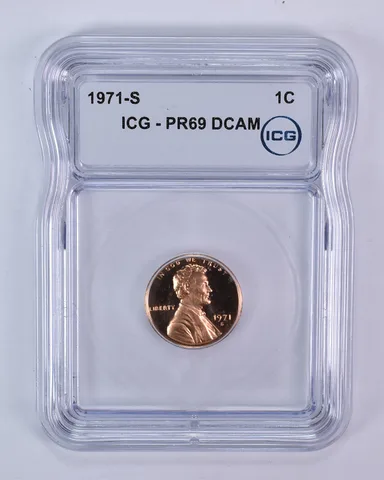 1971-S Lincoln Memorial Cent PR69 DCAM ICG