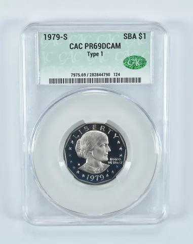1979-S Susan B Anthony $1 Type 1 PR69 DCAM CAC CACg