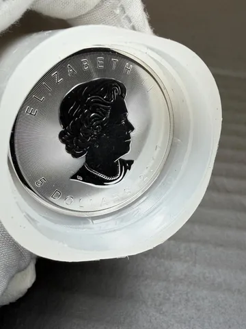 Lot (25) Coin ROLL 1988-2026 1 Oz Maple Leaf Silver .999 Round Canadian $5