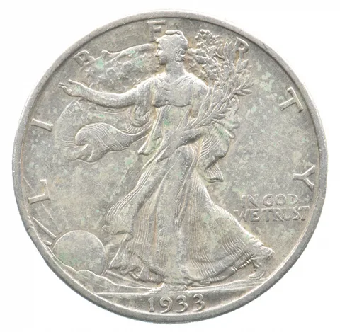 1933-S Walking Liberty Half Dollar *7544