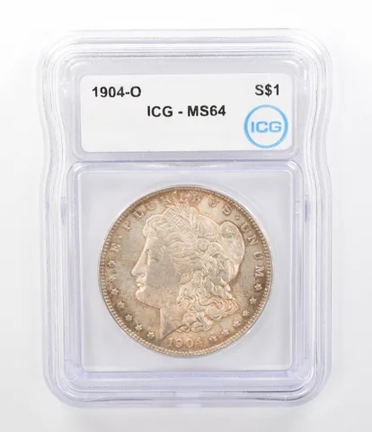 1904-O Morgan Silver Dollar MS64 ICG Beautiful Tone *9776