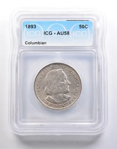 1893 Columbian Exposition Half Dollar AU58 ICG *6612