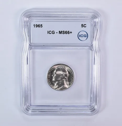 1965 Jefferson Nickel MS66+ ICG