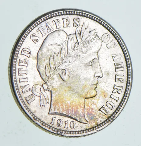 1910 Barber Dime *7122