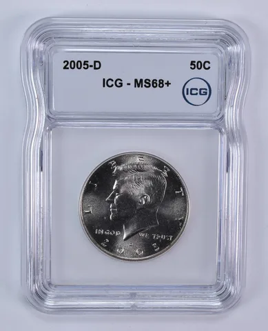 2005-D Kennedy Half Dollar MS68+ ICG