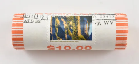 $10 FV 2016 ATB Quarter Harper's Ferry Unc Roll Chuck Taylor Stamped *7055