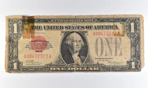 1928 $1 US Legal Tender Note Red Seal *8277