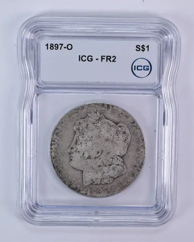 1897-O Morgan Silver Dollar FR2 ICG Lowball