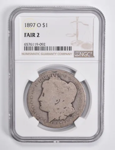 FAIR 2 1897-O Morgan Silver Dollar NGC Lowball Low Ball *4575