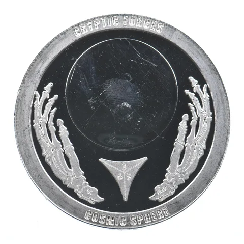 1 Oz Silver Round Chautauqua Silver Works Cryptic Forces Cosmic Sphere *1668