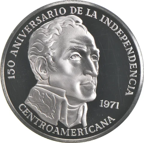 1971 Panama 20 Balboas Proof - 925 Sterling Silver - 129.59 Grams