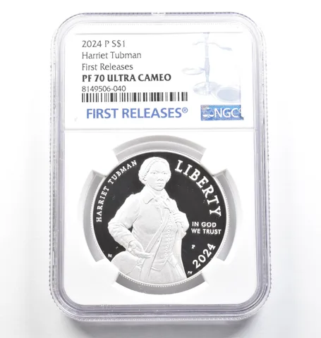 2024-P Harriet Tubman Commemorative Silver Dollar FR PF70 UCAM NGC *9817