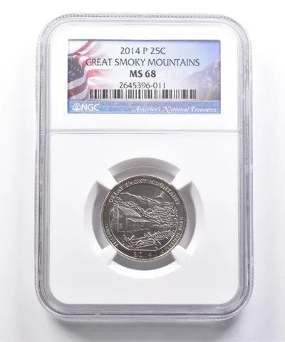 2014-P Washington Quarter Great Smoky Mountains MS68 NGC *7343