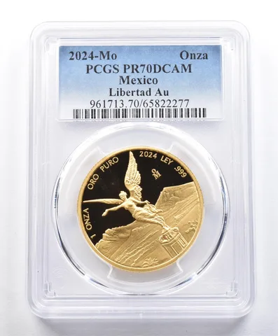 2024 Mo Mexico 1 Onza Gold Libertad PR70 DCAM PCGS *1572