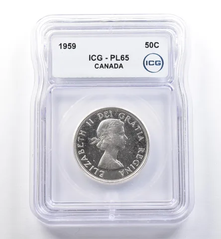 1959 Canada 50 Cents PL65 ICG *0223