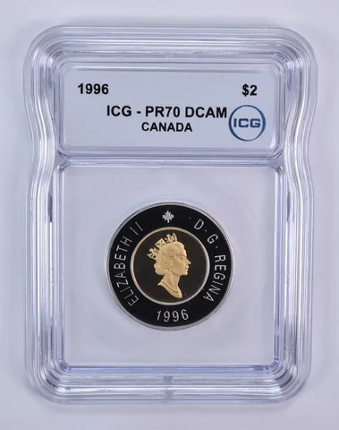 1996 Canada 2 Dollar Polar Bear PR70 DCAM ICG
