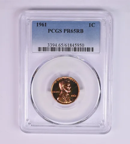 1961 Lincoln Memorial Cent PR65 RB PCGS Beautiful Tone *1244